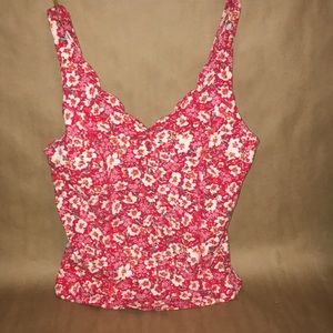 Kimchi Blue Floral Crop Top Size M
